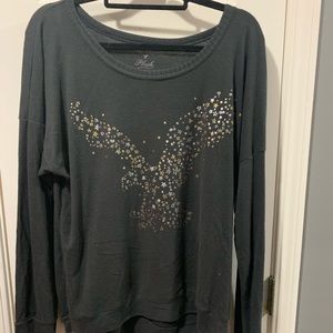 AMERICAN EAGLE PLUSH LONG SLEEVE TOP!!